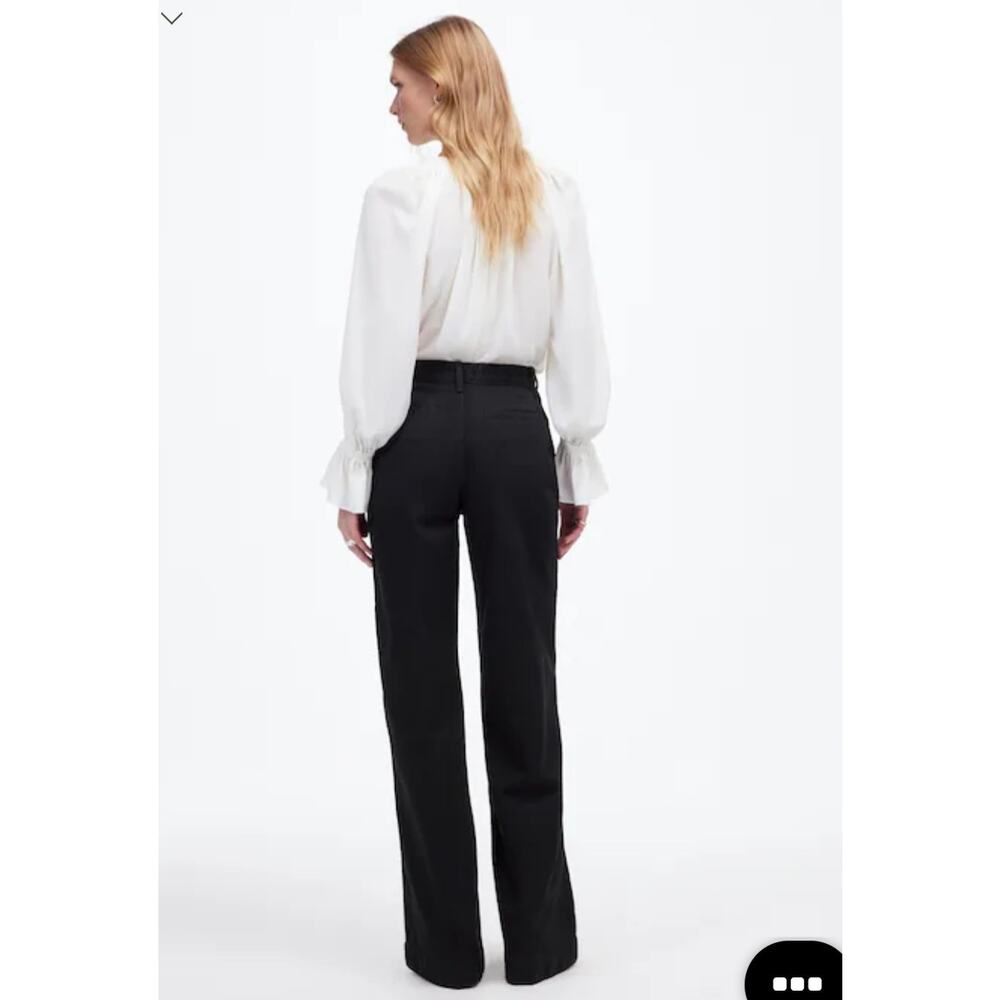 Madewell Black Wide-Leg High-Rise Jeans - Picture 3 of 7